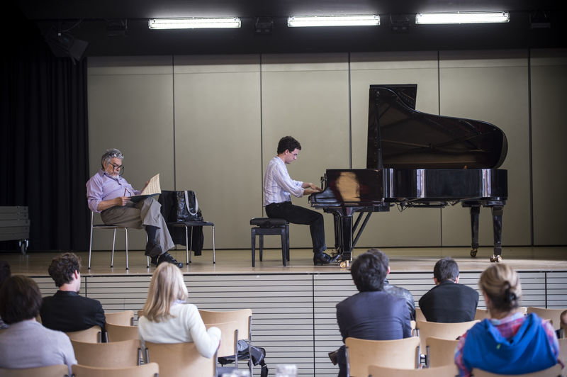 Piano Academy Leon Fleisher und Sylvain Viredaz
