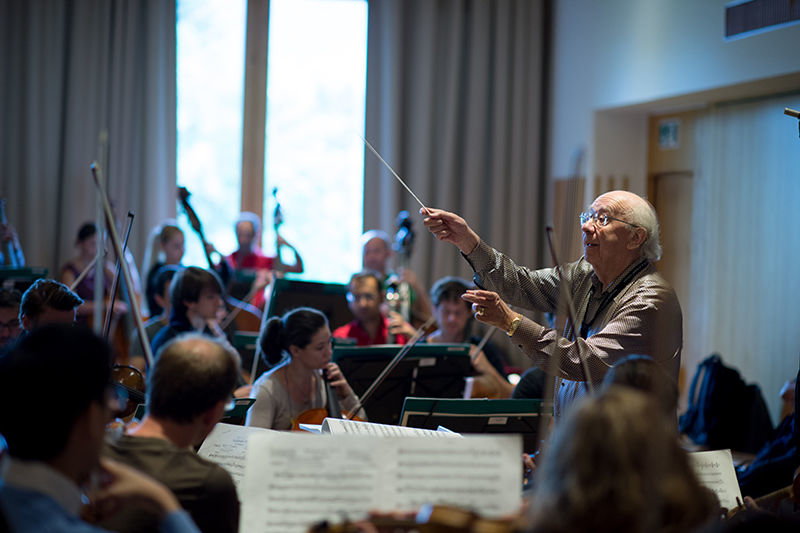 Conducting Academy 2014 mit Prof. Gennady Rozhdestvensky
