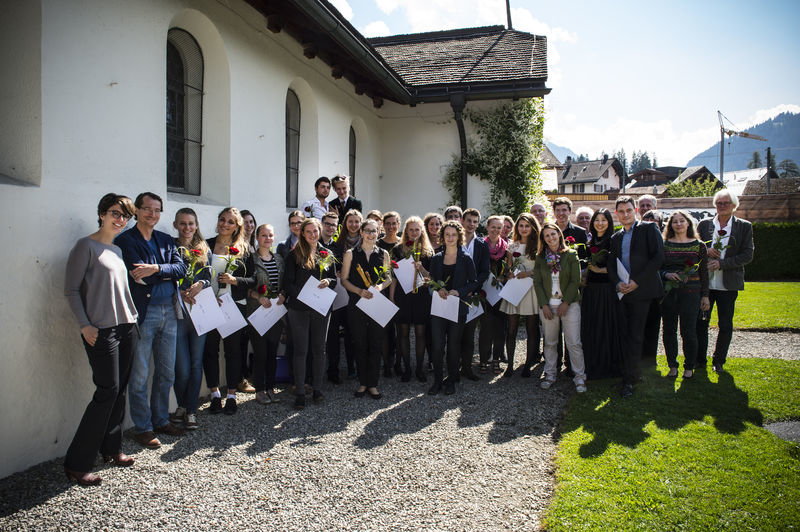 Baroque academy mit Maurice Steger Zertifikatsübergabe