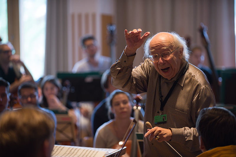 Conducting Academy 2014 mit Prof. Gennady Rozhdestvensky