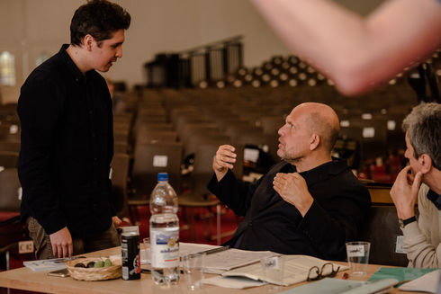 Leonid Grin und Gennady Rozhdestvensky Gstaad Conducting Academy